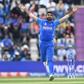 India's Jasprit Bumrah celebrates after dismissing South Africa's Hashim Amla in their World Cup match in Southampton