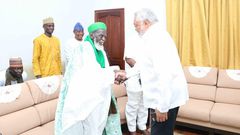 Rawlings with Chief Imam