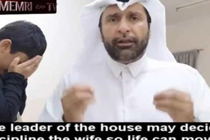 Muslim cleric illustrates ‘the best way’ to beat a woman to make her “feel her husband’s strength” (video)