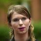 Former military intelligence analyst Chelsea Manning speaks to the press ahead of a grand jury appearance about WikiLeaks