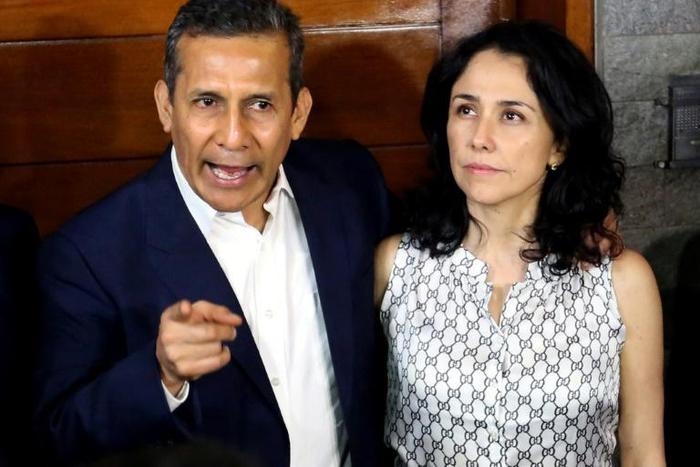 Former Peru president Ollanta Humala and his wife Nadine Heredia are accused of laundering assets