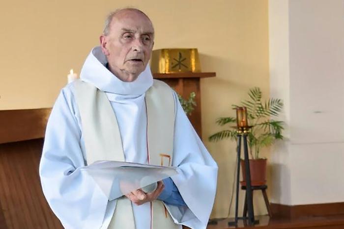 Hamel, aged 85, was conducting mass in the northern town of Saint-Etienne-du-Rouvray, near Rouen, when two 19-year-olds burst into the church and slit his throat in front of five worshippers on July 26, 2016