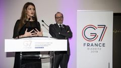 French Junior Minister for Gender Equality Marlene Schiappa (pictured May 9, 2019) said the declaration "marks the clear aim of making gender equality a major global cause"
