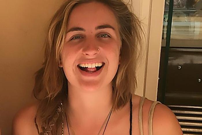This handout photograph obtained courtesy of the Lucie Blackman Trust shows British national Catherine Shaw, 23, who was last seen Monday, March 4, 2019 at a hotel in San Juan La Laguna, Guatemala, near the country's Lake Atitlan