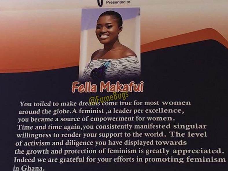 Fella Makafui's citation