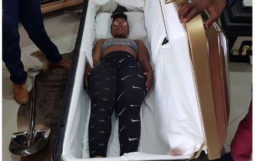 Don’t be surprised at my death – Socialite buys expensive coffin (Video)