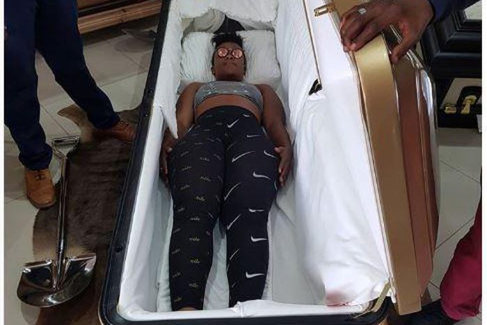 Don’t be surprised at my death – Socialite buys expensive coffin (Video)