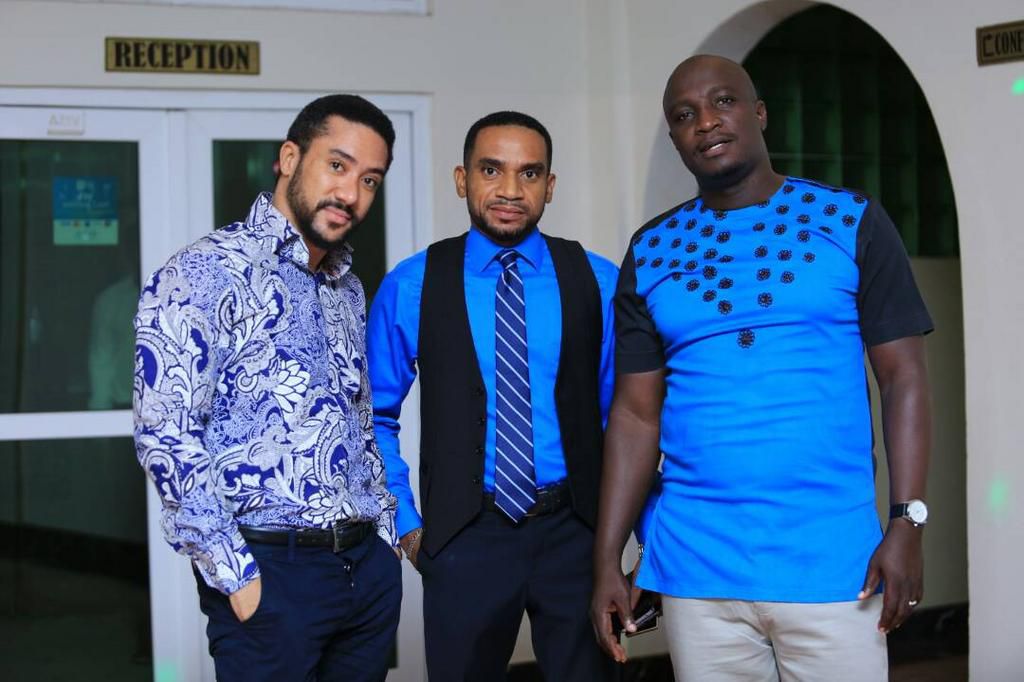 Majid Michel, Pascal Amanfo and Timothy Bentum