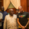 President Akufo-Addo and Black Stars captain, Andre Ayew