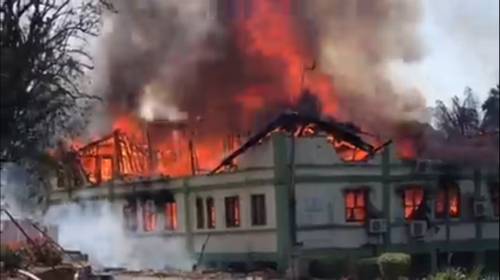 Devastating fire guts Land Valuation office in Sekondi
