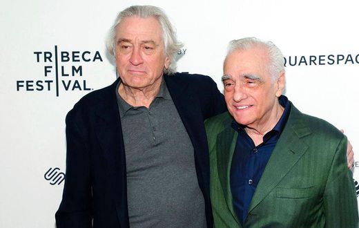 Scorsese and De Niro talk 'The Irishman,' and DiCaprio is in the audience