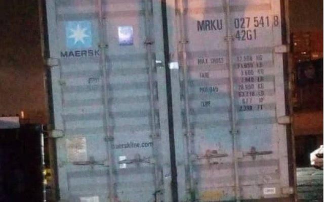 Container suspected to be carrying firearms at Tema Port