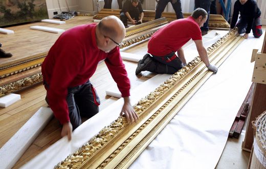 How to Move a Masterpiece? If It's This Big, Very Carefully