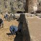 The Afghan government hired a local crew who worked for three days to channel water away from the minaret of Jam