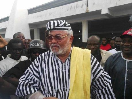 Former president, Jerry John Rawlings