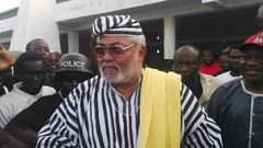 Former president, Jerry John Rawlings