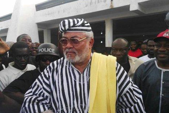Former president, Jerry John Rawlings