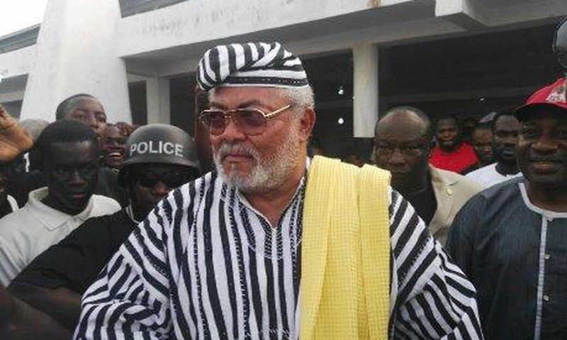 Former president, Jerry John Rawlings