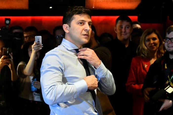 Frontrunner Volodymyr Zelensky is best known in the country for playing the president in a television show