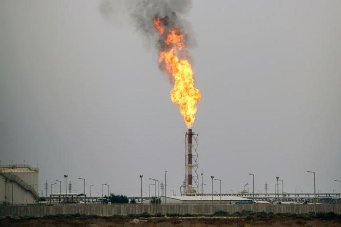 The West Qurna oil field lies close to Iraq's border with Iran