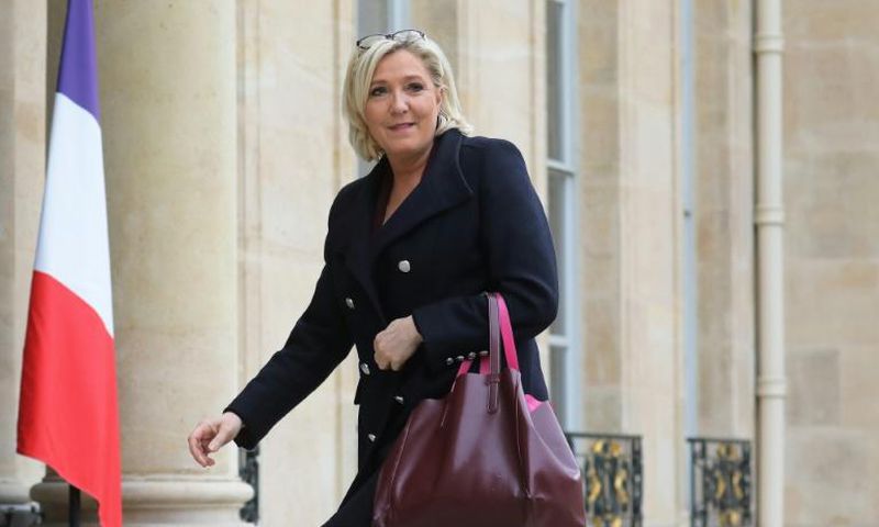 Anti-European parties, like those led by France's Marine Le Pen, may win more than a third of EU parliament seats, allowing them to influence policies, according to a study by the European Council on Foreign Relations