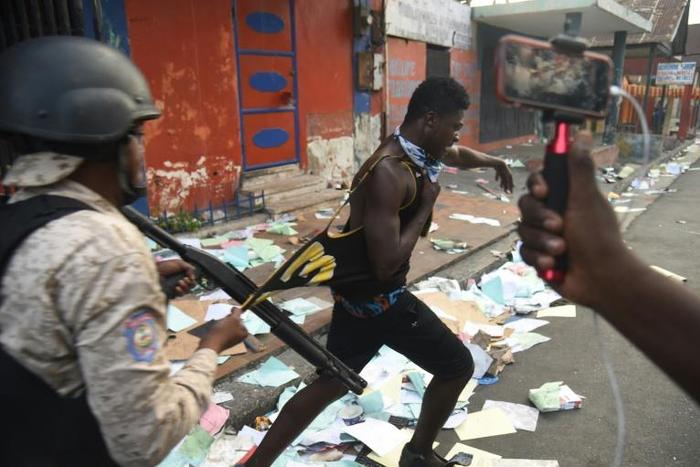 Haiti has been plunged into political crisis, with everyday life paralyzed by protests and barricades