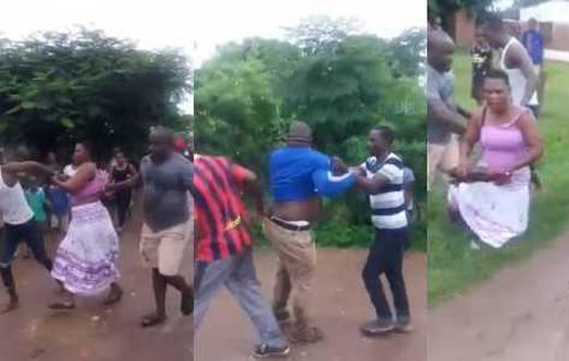 Husband catches adulterous wife red-handed cheating and all hell breaks loose (Video)