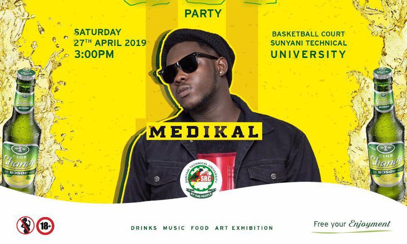 Medikal set to rock Sunyani Technical University