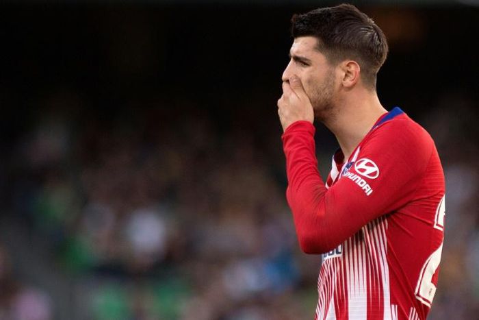 On-loan Chelsea striker Alvaro Morata's debut for Atletico Madrid ends in defeat