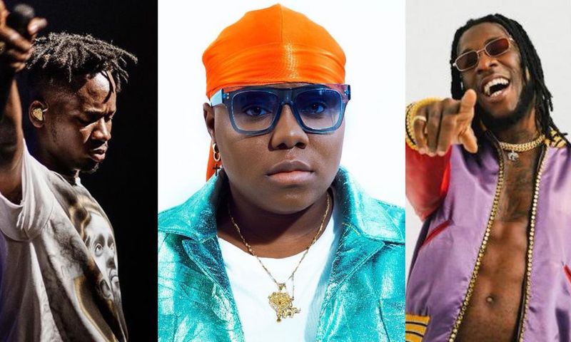 Mr Eazi, Teni and Burna Boy