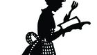 Silhouette of a housewife