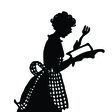 Silhouette of a housewife