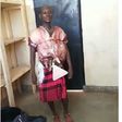 Police arrest smart thief wearing stolen goat meat under his dress to avoid being caught (video)