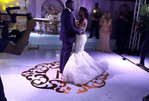 Stars gather at John Dumelo’s colourful white wedding