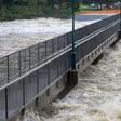A recent undated picture provided by the Queensland Fire and Emergency Services and received by AFP on February 3, 2019 shows floodwaters as they rush over the Aplins Weir in Townsville after days of torrential rain