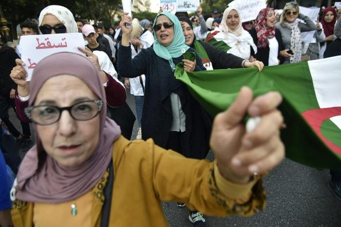 Protesting teachers said they were concerned about the future of Algeria's children