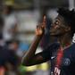 Timothy Weah, pictured August 2018, headed in the opener after 14 minutes