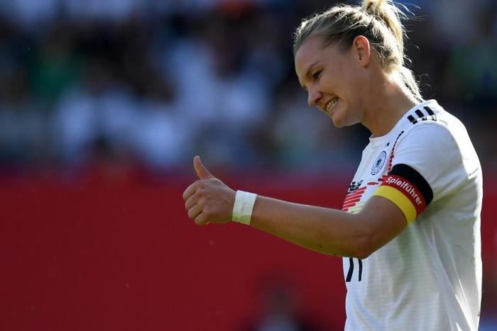 Captain Alexandra Popp opened the scoring for Germany in a comfortable 2-0 win over Chile
