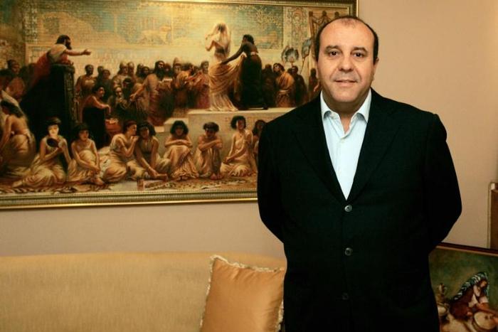 Belhassen Trabelsi, pictured in 2010, has been released on bail after agreeing not to leave France