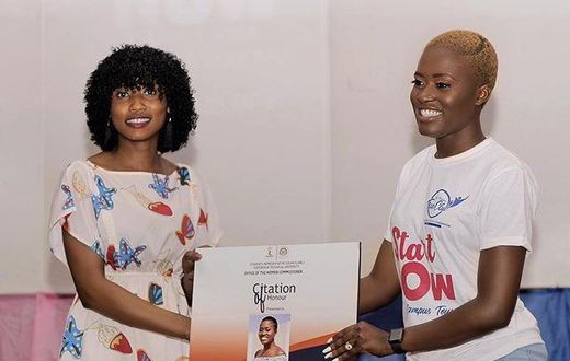 Felala Makafui honoured