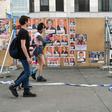 Plenty of electoral posters can be seen in Brussels as Belgium on Sunday holds national, regional and European elections