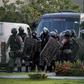 Brazilian riot police prepare to invade the Puraquequara Prison facility in Manaus on May 27, 2019, where at least 40 inmates were killed in clashes