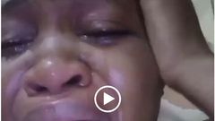 Nigerian woman weeps bitterly over next four years 'hardship' under president Buhari