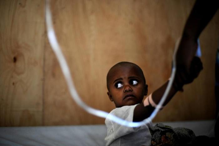 Around 600 million people fall ill from unsafe food each year -- 40 percent are children aged under five