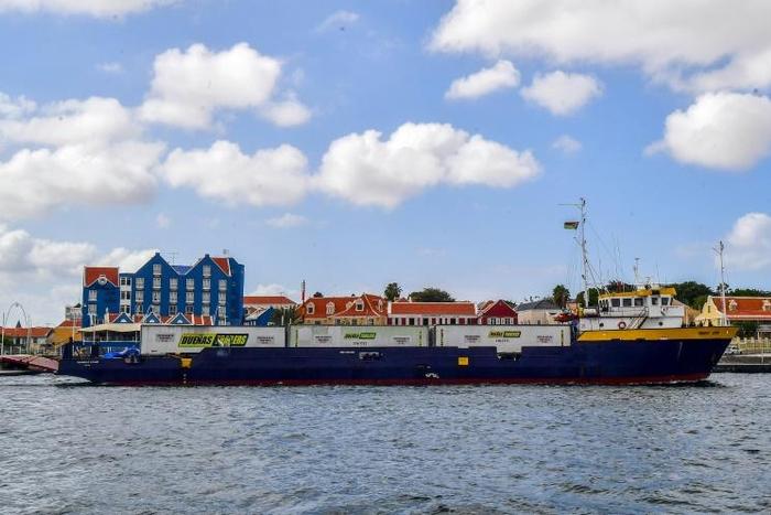 The Midnight Stone supply ship arrived in Curacao after trying to take aid to Venezuela