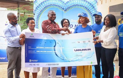 Awake donates to Korle Bu