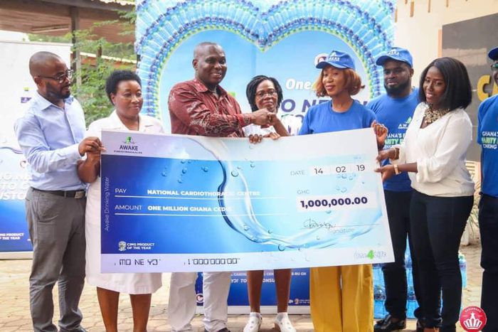 Awake donates to Korle Bu