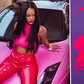 Rihanna looks sensational in hot pink to celebrate the release of new Stunna lip paint
