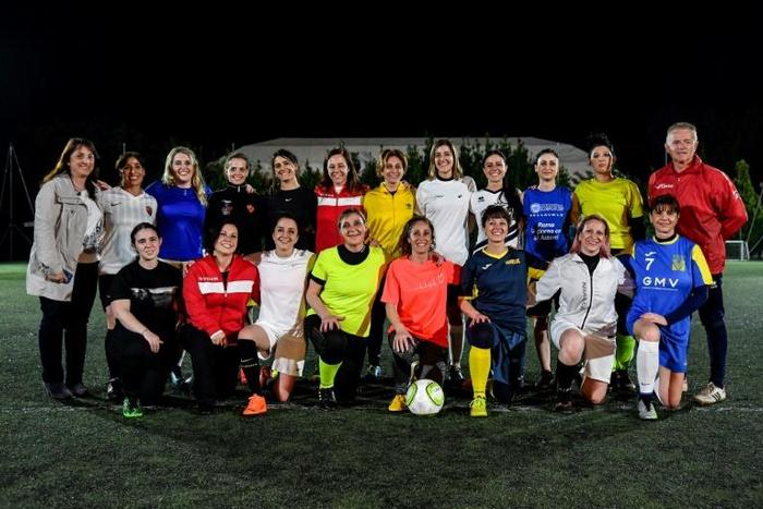 The small group that makes up the Vatican's first-ever women's team play in the shadow of St Peter's