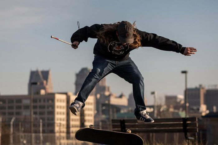 This Blind Skateboarder Has Serious Skills